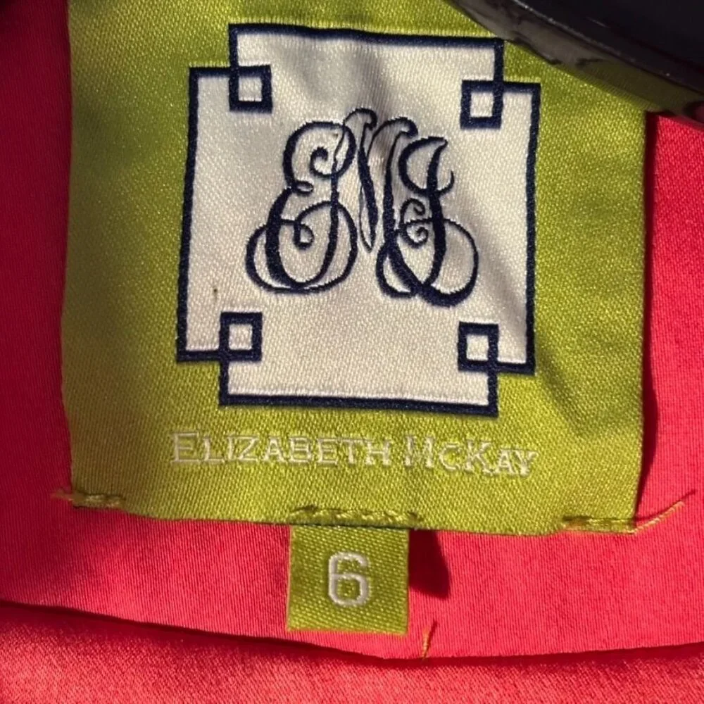 Elizabeth McKay Ruffle Collar Sleeveless Wrap Dress With Gold Button Accent - Picture 8 of 14